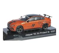 Seven Secrets Diecast Model Supercar | Jaguar XE SV Project 8 - 2017 in Firesand | SCALE 1/43 | PF42
