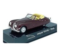 Seven Secrets Jaguar XK140-1954 Supercar in Burgundy Diecast Model SCALE 1/43 | PF76