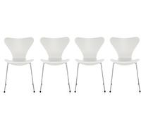 Seven / Series Chair 3107 Ash Set Fritz Hansen - 4250762802305