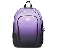 Seven SHADE TECH School Backpack, Double Compartment, Pink, 29 L, Front Zip Pocket, Side Bottle Pocket, Internal Laptop Compartment, Middle and High School, Girl, Girl