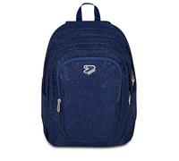 Seven SHINY TECH School Backpack, Double Compartment, Blue, Glitter, 30 L, Front Pocket, Bottle Pocket, Computer Compartment, Elementary School, Middle and High School, Girl, Girl
