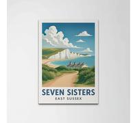 SEVEN SISTERS TRAVEL POSTER