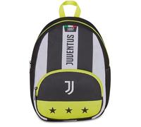 Seven Small Juventus Backpack, Black White, Mono Compartment Backpack with Bottle Pocket and Front Pocket, Capacity 14 Litres, for Kids, Kindergarten