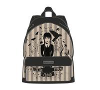Seven SpA Backpack Leisure Backpack - Wednesday Addams, Black, Taglia unica, Contemporary