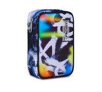 Seven Speed Case Buzzy Note Boy School Pencil Case, Multicoloured, Single Compartment Pen Holder, 44 Pieces, Removable Plates, Backpack Accessories, Elementary and Middle School, Child, Boy