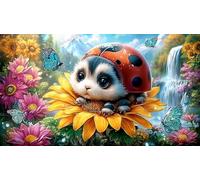seven-spotted-ladybug 1000Pc Jigsaw Puzzles for Age 12 Years Kids 100% Recycled Cardboard 38x26cm/1000pcs