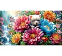 seven-spotted-ladybug Jigsaw Puzzles 1000 Pieces Fun and Challenging Family Game Puzzle Game Great Gift Idea for The Whole for Women, Gifts for Men 38x52cm/1000pcs