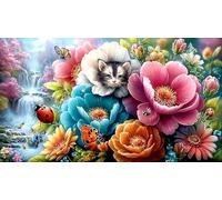 seven-spotted-ladybug Recycled Paper Jigsaw Puzzle 1000 Pieces Great Gift Idea Educational Games for The Whole for Women, Gifts for Men 38x26cm/1000pcs