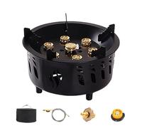 Seven Star Fierce Stove Burner Wind Stove Burner - Seven Star Fierce Fire Stove, Built-in Design Outdoor Kitchen Accessory for Hiking, Camping, Fishing and Climbing