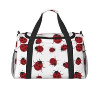 Seven Star Ladybird Lightweight Waterproof Large Capacity Handheld Shoulder Crossbody Travel Bag Personal Belongings Organizer Bag