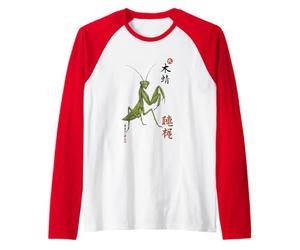 Seven Stars Praying Mantis Shaolin Kung Fu Raglan Baseball Tee