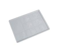 Seven-Step Hand Washing Chinese and English Version Silicone Mold Table Top Ornament Molds with Stand Mold Craft Wall Hanging Molds for Resin