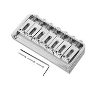 Seven-string Electric Guitar Bridge 82mm Silver Zinc Alloy Replacement