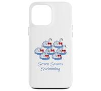 Seven Swans Swimming Twelve Days of Christmas Case for iPhone 13 Pro Max