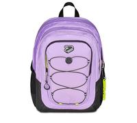 Seven Tech Line School Backpack, Lilac, Double Compartment, 29 L, Middle and High School, Girl Backpack, lilac, Taglia Unica