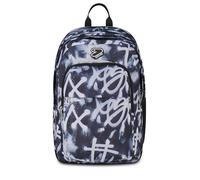 Seven The Double Pro XXL Detach School Backpack, Black, 34 L, Double Compartment, Wireless Headphones Included, Detachable and Reversible Backpack, Computer Pocket, Multi-purpose Pockets, Middle and