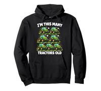 Seven Tractors 7yr 7th Birthday 7 Year Old Boys Gifts Pullover Hoodie