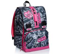 Seven Triplable Backpack, Keep Flag, Pink, Elementary and Middle School
