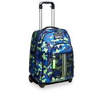 Seven Trolley, Bluecamo Boy, Blu, 2in 1 Zaino con Cross-Over System, Scuola and Viaggio