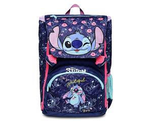 Seven Unisex Kinder Erweiterbarer Rucksack Lilo und Stitch Rucksack (1er Pack)