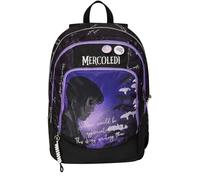 Seven Wednesday School Backpack - Be The Strange You Want To - Double Compartment Backpack - Bottle Pocket, Girl Weekday Backpack - Maxi Capacity, purple, Taglia unica, Rucksack Backpacks