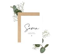 Seven years Down, Forever to go A5 Card with envelope, Valentines Card, 7th Anniversary Card, Valentines Gift, Seven Year Anniversary