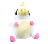Seven20 Glitter Galaxy 12-Inch Rainbow Hair White UniCow Collectible Plush