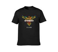 Sevendust Kill The Flaw Black Men T-Shirt Graphic Printed Top Unisex Tee T-Shirt Black S