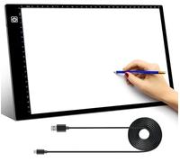 SevenFish Diamond Painting A4 Light Pad, Upgraded Light Board High Brightness No Black Dots Diamond Art Light Box for Diamond Painting Accessories, Drawing/Tracing/Craft/Sketching/Weeding Vinyl