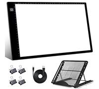 SevenFish Diamond Painting Accessories A4 Light Pad, Upgraded Light Board High Brightness No Black Dots Diamond Art Light Box for Diamond Painting Tools, Drawing/Tracing/Craft/Sketching/Weeding Vinyl