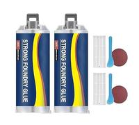 SEVENgreen Strong Foundry GLUE,SeVengReen Strong Foundry GLue for MeTAl,SevenGREEN MEtal Repair GLUes,Enhanced Casting GLues MetALs Repair for All Surfaces (2Set)