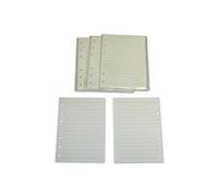Sevenk Refill Loose Papers 6 Hole 100 Sheets Set of 3 nos for Standard Filofax Size A5 (9978A)(148x210mm) Off-White