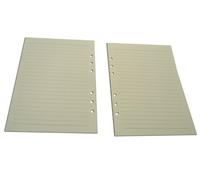 Sevenk Refill Loose Papers 6 Hole for Standard Filofax A5 Size (9978A) (148x210mm) 100 Pages Lined Off-White