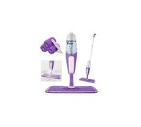 SEVENMAX Spray Mops for Floor Cleaning - Microfiber Floor Mop Dust Mop with 550ML Refillable Bottle & 3 PCS Washable Pads Kitchen Dry Wet Mop for