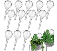 SevenMye 12 Pcs Plant Watering Globes Plant Self Watering Bulbs Plastic Watering Globes Automatic Self Watering System Plant Waterer Devices for Indoor Outdoor Houseplants Potted Plants