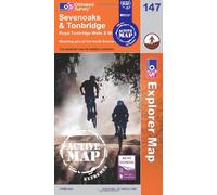 Sevenoaks and Tonbridge: No. 147 (OS Explorer Map Active)
