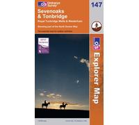 Sevenoaks and Tonbridge: Sheet 147 (Explorer Maps)