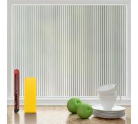 Sevenpers Reeded Glass Window Film Privacy,Self Adhesive Anti UV No Glue and Suitable for Kitchen Living Room Bedroom Dining Room DIY 30 x 200cm