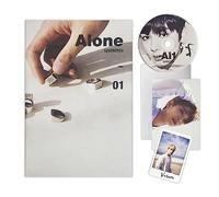 SEVENTEEN - 4th Mini Album [Al1] (Re-release) (ALONE Ver.) Photobook + CD + Postcard + Sticker + Photocard + 2 Pin Button Badges + 4 Extra Photocards