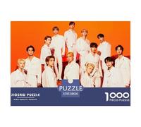 SEVENTEEN Jigsaw Puzzles Puzzle for Adults Kids. 1000 Pieces K-pop Whimsical Challenge Toy Educational Games Home Decoration for Adults& Kids Age 14 Years Up 38x26cm/1000pcs