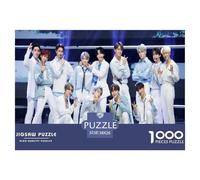 SEVENTEEN Jigsaw Puzzles Puzzles for Adults Kids. 1000 Piece K-pop Whimsical Challenge Toy Educational Games Home Decoration for Adults& Kids Age 14 Years Up 38x26cm/1000pcs