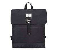 SEVENTEEN LONDON - Book Bag 'Ilford' Modern and Stylish in Schoolbag Style - Perfect for a Laptop up to 13", Black, L