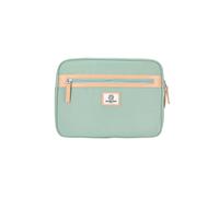 SEVENTEEN LONDON - Modern 'Kingston' Padded Laptop Sleeve in Pastel Green for 14 Inch Laptops