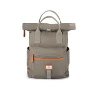 SEVENTEEN LONDON - Modern 100% Recycled Nylon Fold Roll Top Backpack in a Classic Slim Minimalist Design - Fits Laptops up to 15" - 'Holland Park' (Dark Grey)