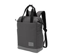 SEVENTEEN LONDON Waterloo Laptop Backpack, 15" Laptop, Water Resistant, Recycled RPET Materials, Casual Bag for Travel, Work or College (Dark Grey)
