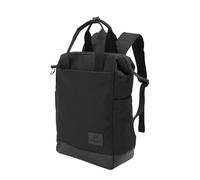 SEVENTEEN LONDON Waterloo Laptop Backpack, 15" Laptop, Water Resistant, Recycled RPET Materials, Casual Bag for Travel, Work or College (Black)