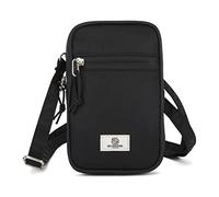 SEVENTEEN LONDON - Women's Slimline 'Lewisham' Cross-Body Phone Bag in Black