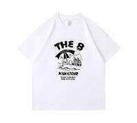 Seventeen Nana Tour T-Shirt Support Printed Merch Tshirt Cotton Oversize Tee Shirts Unisex for Fan(THE8-White,L)