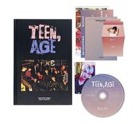 SEVENTEEN - SEVENTEEN - 2nd Album [TEEN, AGE] (Re-release) (RS Ver.) Photobook + CD + Lyrics Book + Portrait Desktop Stand + Folding Poster + Name Sticker + Photocard + 2 Pin Badges + 4 Extra Photocards