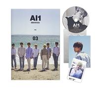 SEVENTEEN - SEVENTEEN - 4th Mini Album [Al1] (Re-release) (Al1 Ver.) Photobook + CD + Postcard + Sticker + Photocard + 2 Pin Button Badges + 4 Extra Photocards